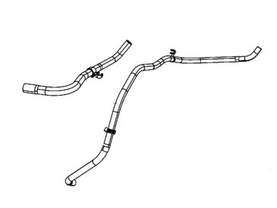 2015 Dodge Journey Brake Booster Vacuum Hose - 4743837AF