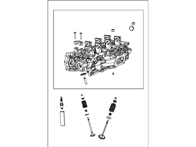 Jeep Wrangler Cylinder Head - RL141352AB