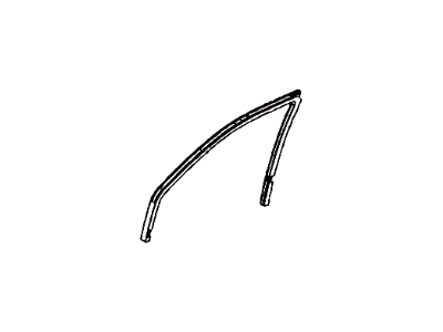 Mopar 55399169AE WEATHERSTRIP-Front Door Glass Run