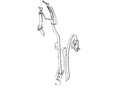 1996 Dodge Caravan Seat Belt - GK35SJK