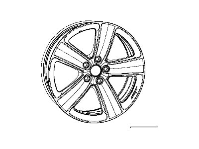 2014 Jeep Grand Cherokee Spare Wheel - 5LD111Z0AA