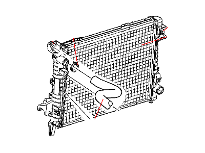 2003 Dodge Ram 1500 Radiator - 52029835AC