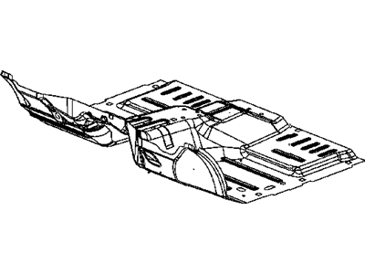 Mopar 55364700AA Pan-Front Floor