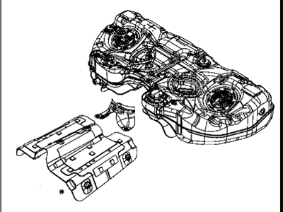 Mopar 68142803AC Fuel Tank