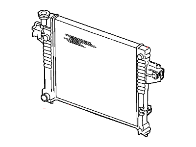 Mopar 52079747AB Engine Cooling Radiator