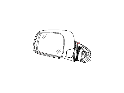 Mopar 5SG21AXRAC Outside Rear View Mirror