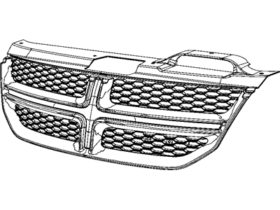 Mopar 1VU67TZZAA Grille