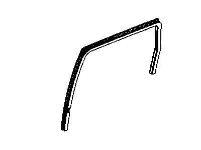 Mopar 55394055AG Seal-Door Glass