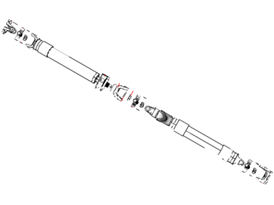 2014 Ram 4500 Drive Shaft - 52123043AB