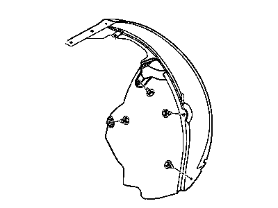 Mopar 4814759AD Shield-WHEELHOUSE