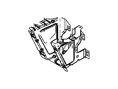 2006 Jeep Wrangler Battery Tray - 55174783AE