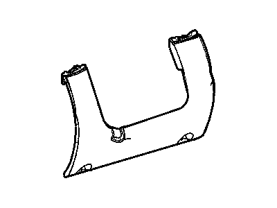 Mopar YQ16XDVAA Cover-Steering Column