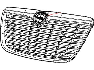 2014 Chrysler 300 Grille - 68191621AA