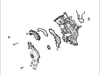 2016 Chrysler 200 Timing Cover - 68104731AD