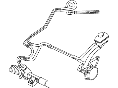 2000 Chrysler Cirrus Power Steering Hose - 4764394AC