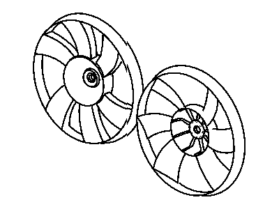 Chrysler Sebring Engine Cooling Fan - 5066161AA