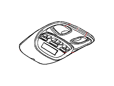 Mopar 5KM801D1AC Console-Overhead