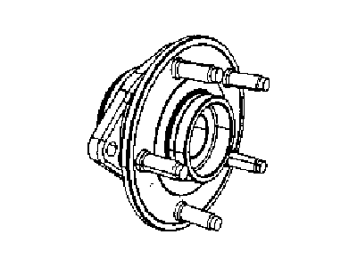 Mopar 52060398AD Hub And Bearing Assembly