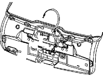 2016 Jeep Compass Tailgate Lock - 4589111AE