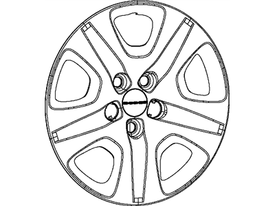 Mopar 4726163AA Recenthubcap Wheel Cover