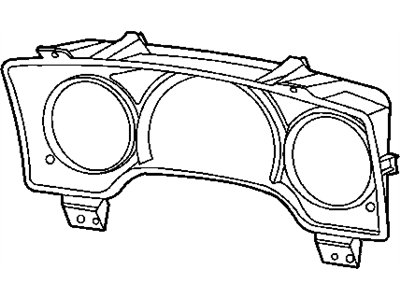 Mopar 68003678AA Lens-Instrument Cluster