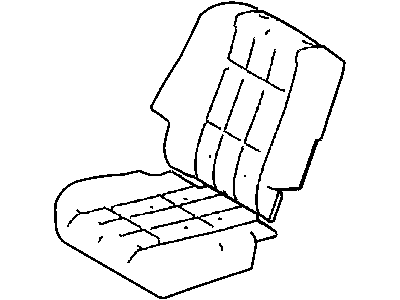 Mopar 1FS021J3AA Rear Seat Cushion Cover Right