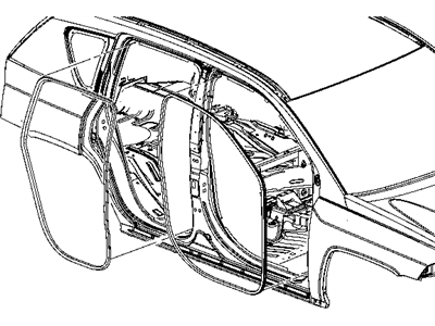 Jeep Patriot Weather Strip - 5074643AE