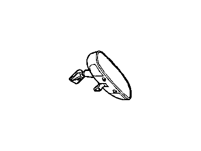 Mopar 5008648AC Inside Rear View Mirror