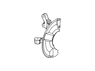 Jeep Compass Steering Knuckle - 68088535AB