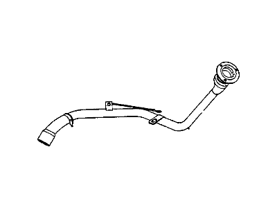 2000 Chrysler Cirrus Fuel Filler Neck - 4764926AB