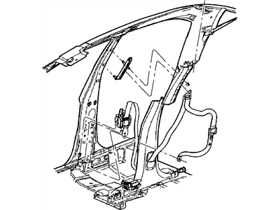 Mopar 4649106AA Seat Belt Adjuster Knob