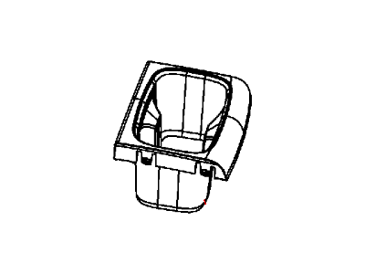 thumbnail image 2 of Mopar OEM Cup Holder Liner For 2011-2020 Dodge Grand Caravan & Chrysler Town & Country - 1WV70DX9AA 2 of 4