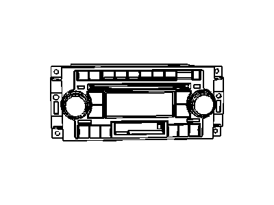 Mopar 5091523AM Radio-AM/FM/CASSETTE With Cd