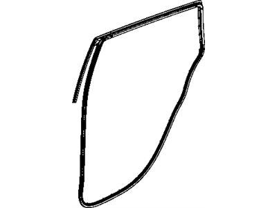 Mopar 55399215AC WEATHERSTRIP-Rear Door Opening