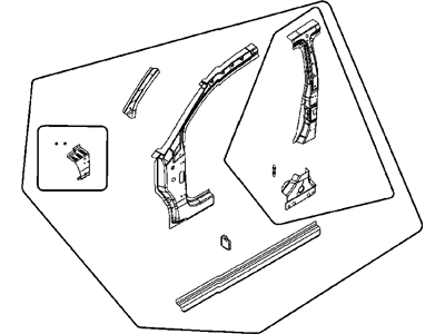 Mopar 5115916AB Panel-Body Side Aperture Inner