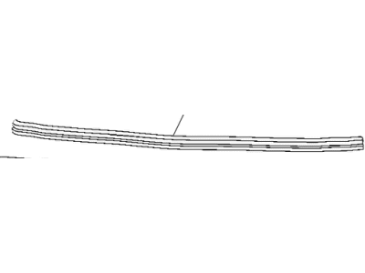 Ram ProMaster 2500 Weather Strip - 68134688AB