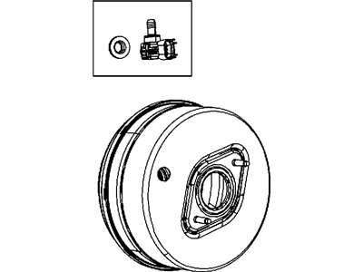 Jeep Grand Cherokee Brake Booster - 4560182AA