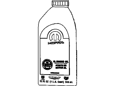 4798231AE Mopar 15W40 Oil Illustration 1 of 1