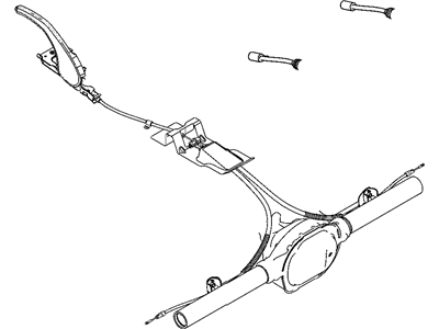 Jeep Grand Cherokee Parking Brake Cable - 68024890AB
