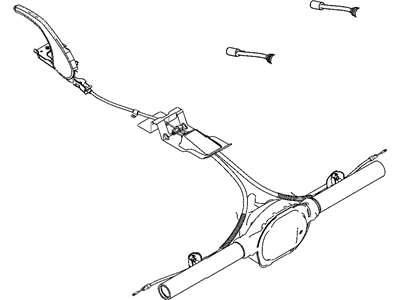 Mopar 68024890AB Cable Pkg-Parking Brake