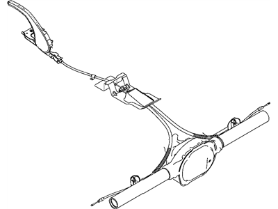 Mopar 52124158AA INSULATOR-Parking Brake Cable