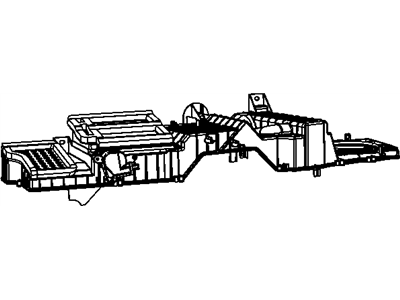 Mopar 68021979AB Housing-A/C And Heater Upper