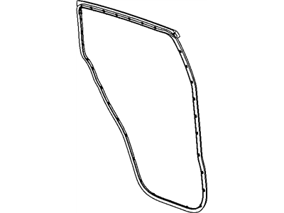 Mopar 5074649AE WEATHERSTRIP-Rear Door Mounted