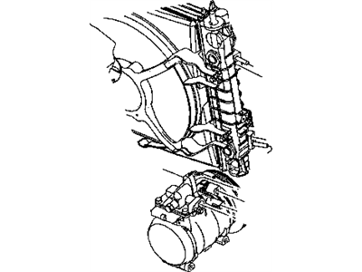 Chrysler 300M A/C Condenser - 5014111AB