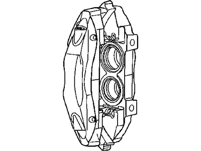 2009 Dodge Viper Brake Caliper - 5136154AA