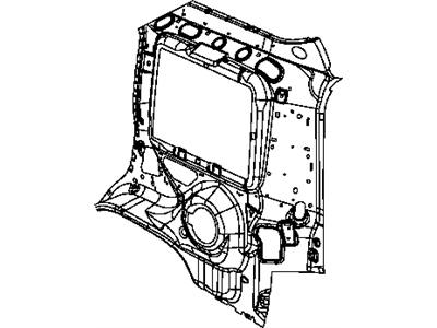 Mopar 68145064AA Panel-Body Side Aperture Inner