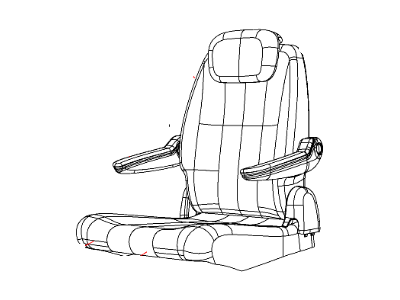 Mopar 1UR16HL5AA Rear Seat Armrest