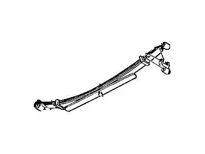 Mopar 52106017AF Rear Leaf Spring