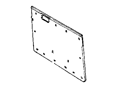 Mopar 5EP90XT5AC Panel-Door Trim