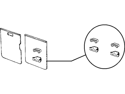 Mopar 5EP96XDVAC Panel-Rear Cargo Door Trim